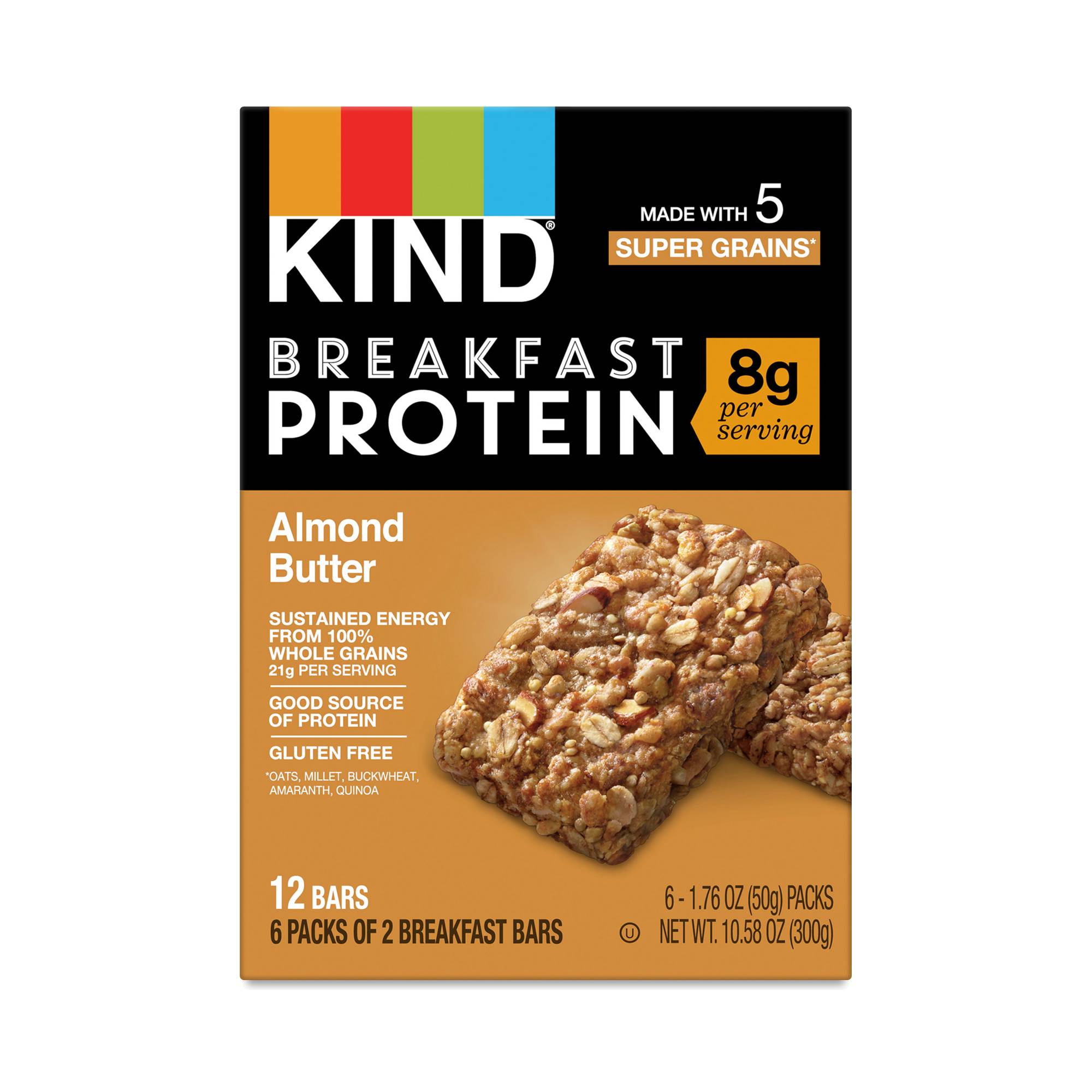 Breakfast Protein Bars, Almond Butter