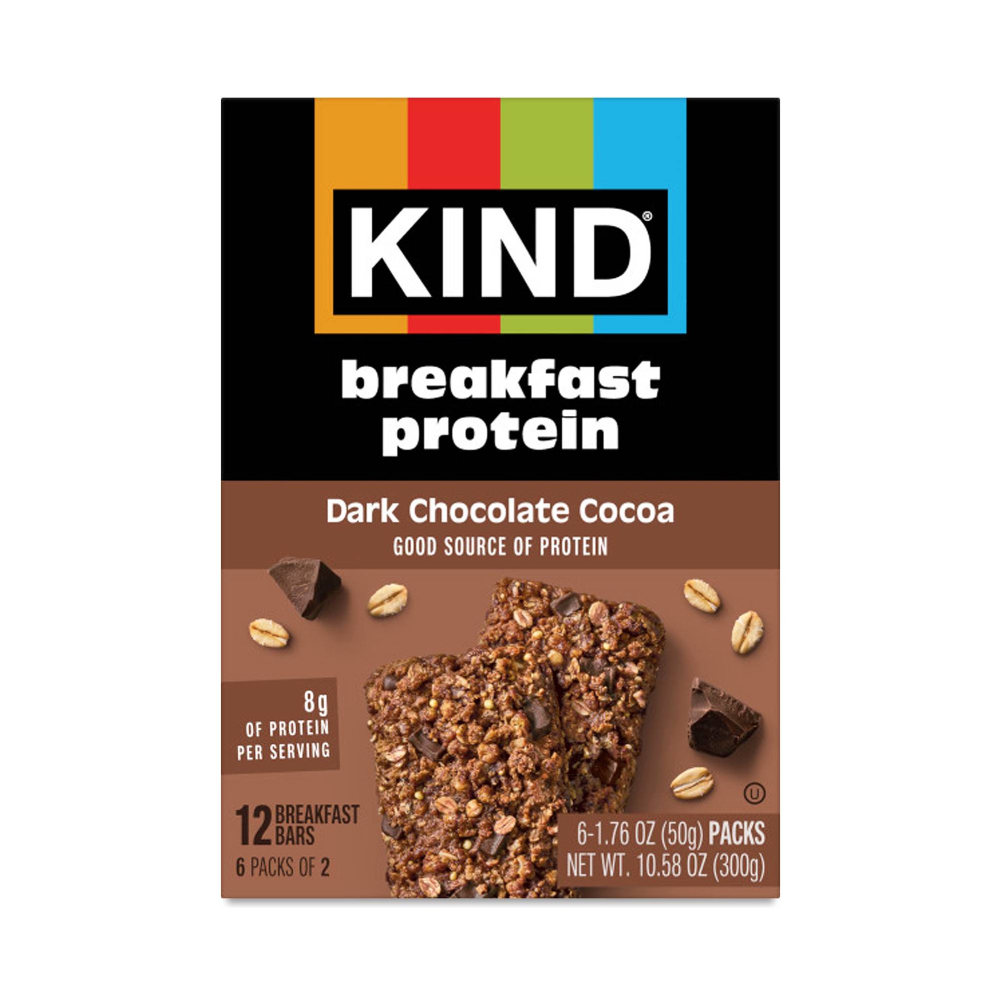 Breakfast Protein Bars, Dark Chocolate Cocoa