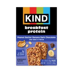 Breakfast Protein Bars, Peanut Butter Banana Dark Chocolate