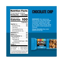 Chewy Granola Bars, Chocolate Chip
