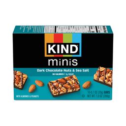 Mini Bars, Dark Chocolate Nuts & Sea Salt