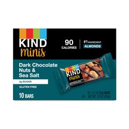 Mini Bars, Dark Chocolate Nuts & Sea Salt