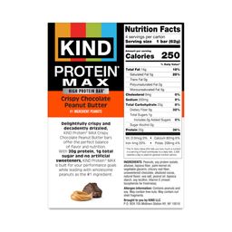 Protein Max Bars, Crispy Chocolate Peanut Butter