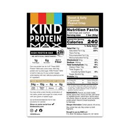 Protein Max Bars, Sweet & Salty Caramel Peanut Crisp