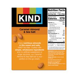 Nut Bar, Caramel Almond & Sea Salt