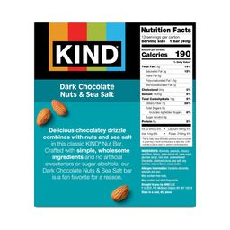 Nut Bar, Dark Chocolate Nuts & Sea Salt