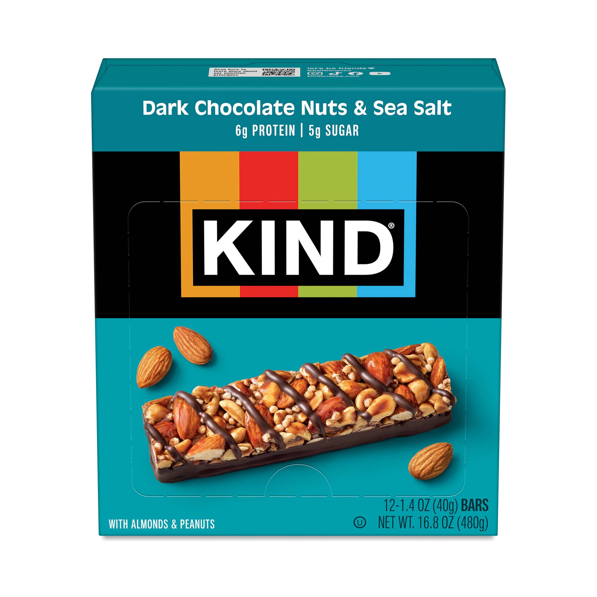 Nut Bar, Dark Chocolate Nuts & Sea Salt