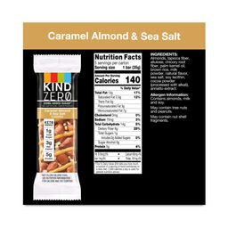 Zero Added Sugar Bars, Caramel Almond & Sea Salt