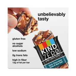 Zero Added Sugar Bars, Dark Chocolate Nuts & Sea Salt