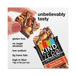 Zero Added Sugar Bars, Peanut Butter Dark Chocolate