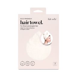 Eco-Friendly Hair Towel, Ivory