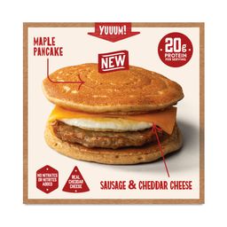 Breakfast Sandwich, Sausage & Cheddar Cheese