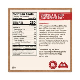Muffin Power Cup, Chocolate Chip