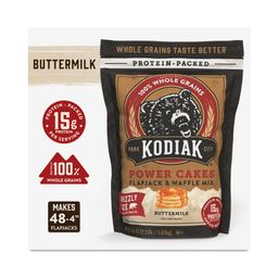 Power Cakes Flapjack & Waffle Mix, Buttermilk, Grizzly Size