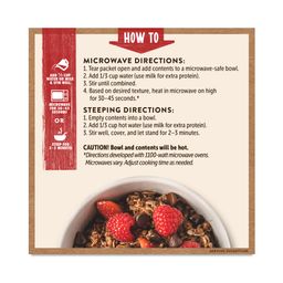 Protein Oatmeal Packets, Chocolate Chip