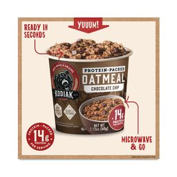 Protein-Packed Oatmeal Cup, Chocolate Chip