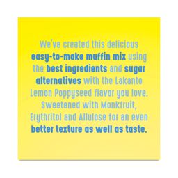 Muffin Mix, Lemon Poppy Seed