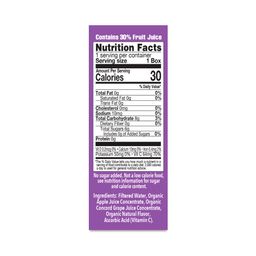 Littles Juice Boxes, Organic Apple Grape