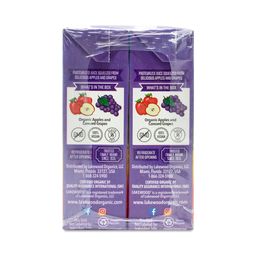 Littles Juice Boxes, Organic Apple Grape