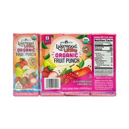 Littles Juice Boxes, Organic Fruit Punch