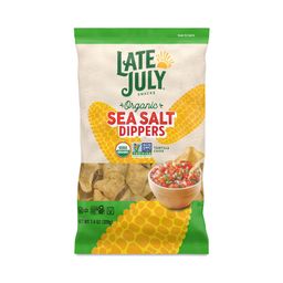 Organic Dippers Tortilla Chips, Sea Salt