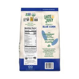 Organic Thin & Crispy Tortilla Chips, Blue Corn