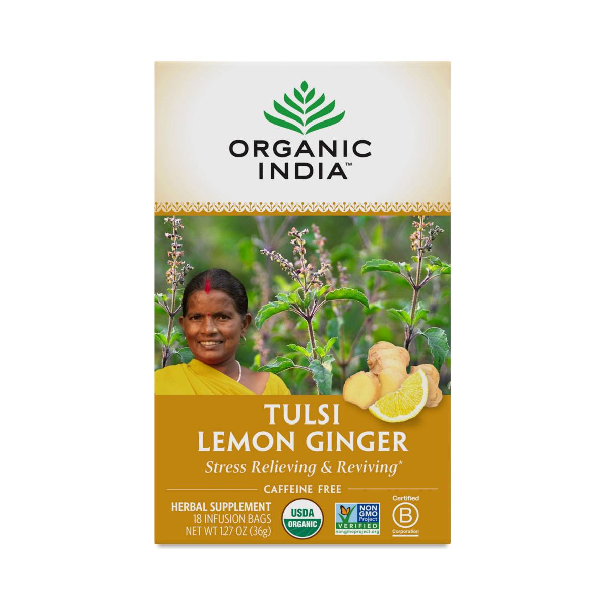 Tulsi Lemon Ginger Tea