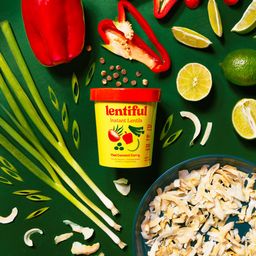Instant Lentils, Thai Coconut Curry
