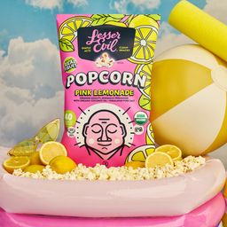 Organic Popcorn, Pink Lemonade