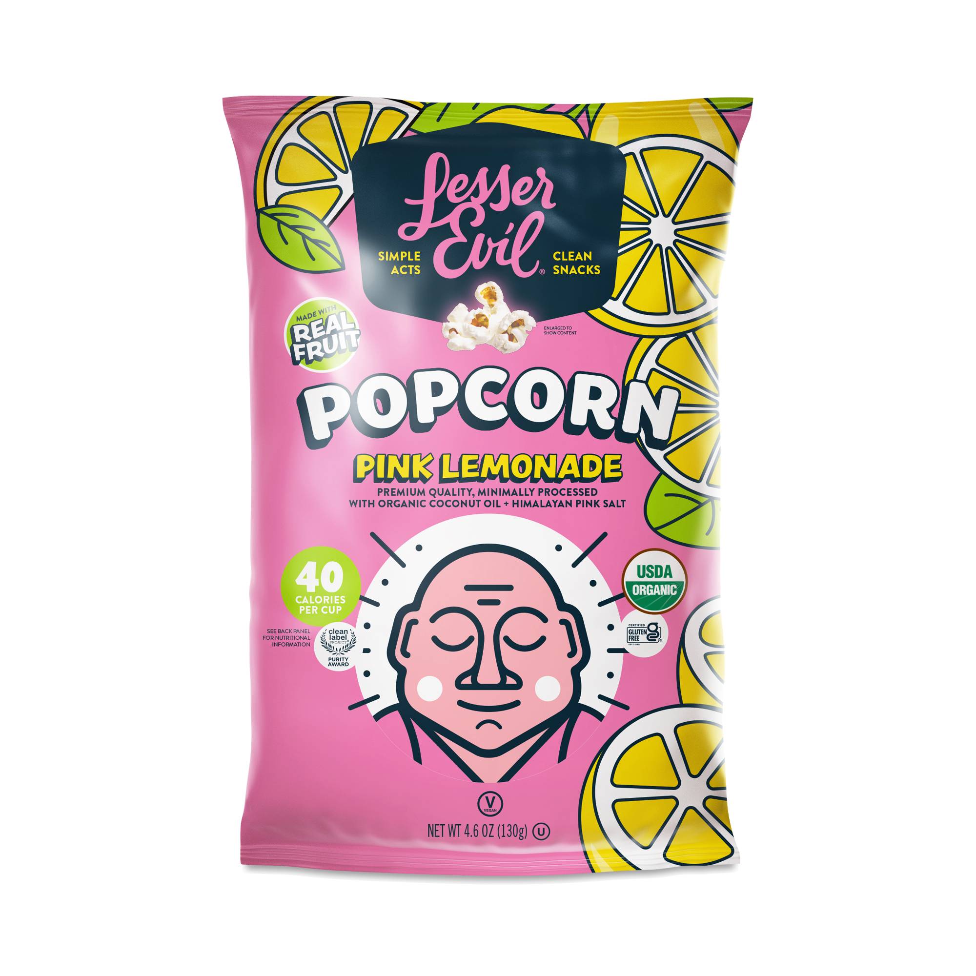 Organic Popcorn, Pink Lemonade