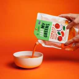 Roasted Tomato, Basil & Coconut Soup