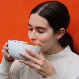 Roasted Tomato, Basil & Coconut Soup