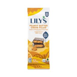 Peanut Butter Creme Filled Dark Chocolate Style Bar, 55% Cacao