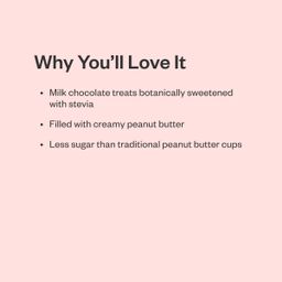 Peanut Butter Cups, Milk Chocolate Style, 36% Cacao