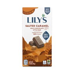 Salted Caramel Milk Chocolate Style Bar, 36% Cacao