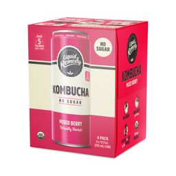 No Sugar Kombucha, Mixed Berry