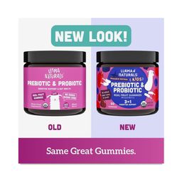 Kids Prebiotic & Probiotic Real Fruit Gummies, Mixed Berry