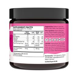 Organic Vitamin D3 + K2 Real Fruit Gummies for Kids & Adults, Raspberry