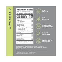 Electrolyte Drink Mix, Citrus Salt