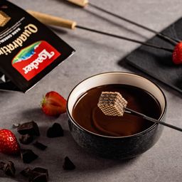 Quadratini Wafer Cookies, Dark Chocolate