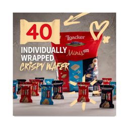 Quadratini Wafer Cookies, Minis Mix