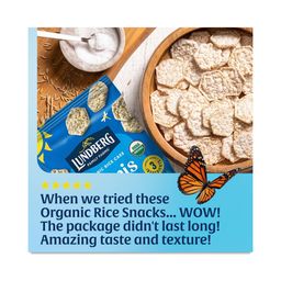 Organic Rice Cake Minis, Sea Salt