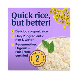 Regenerative Organic 2-Minute White Jasmine Rice, Family Size
