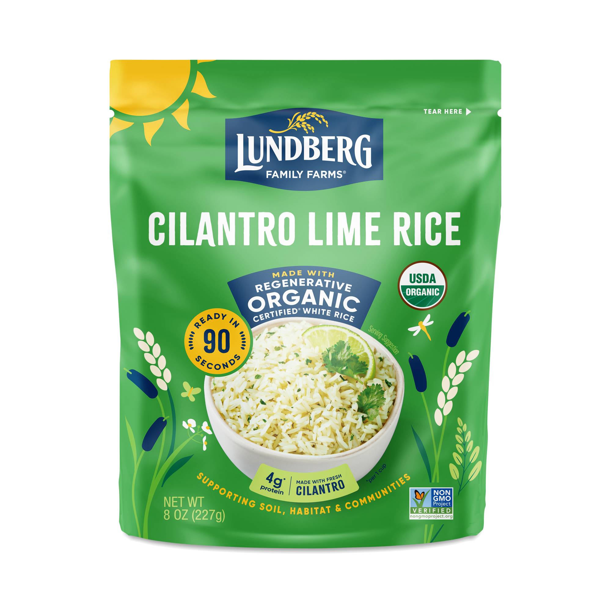 Regenerative Organic 90-Second Cilantro Lime Rice