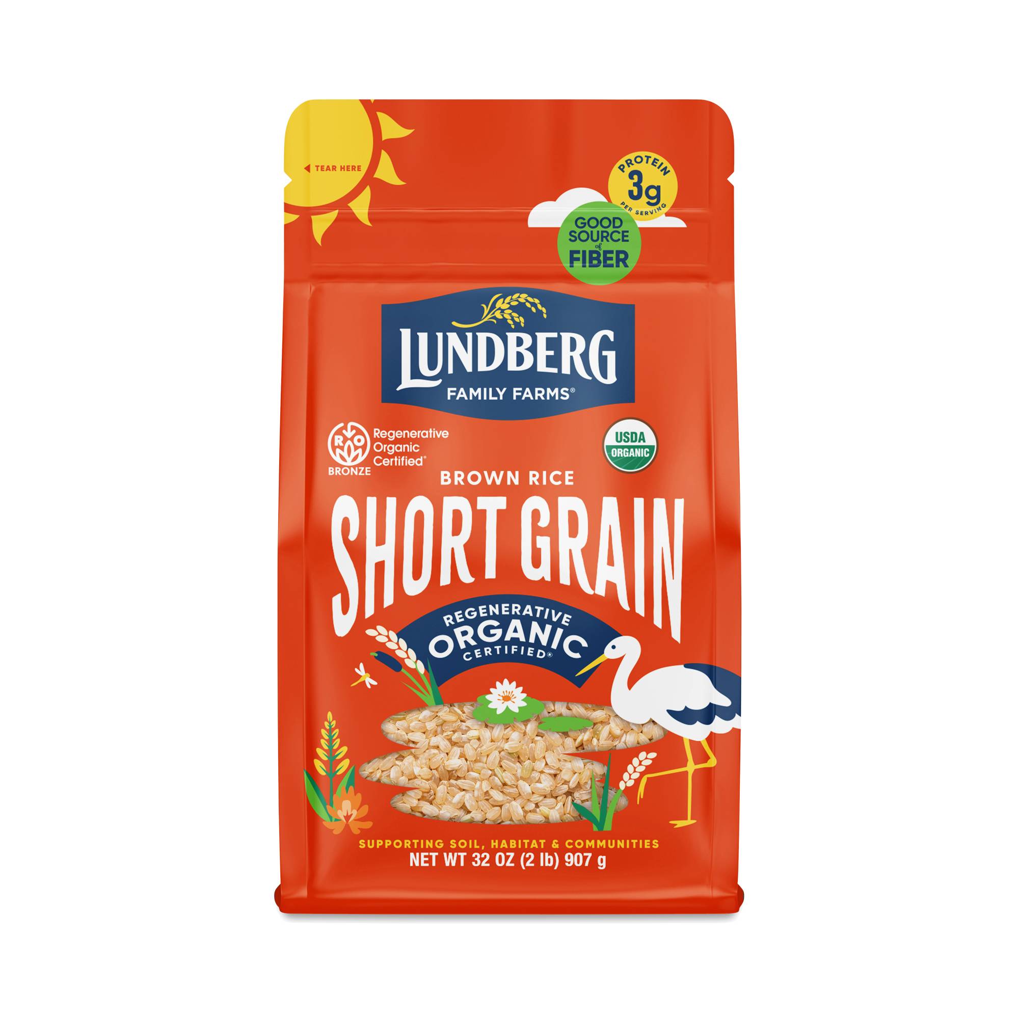 Regenerative Organic Certified® Short Grain Brown Rice