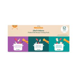 Flaked Fish Recipe Canned Cat Food, Variety Pack