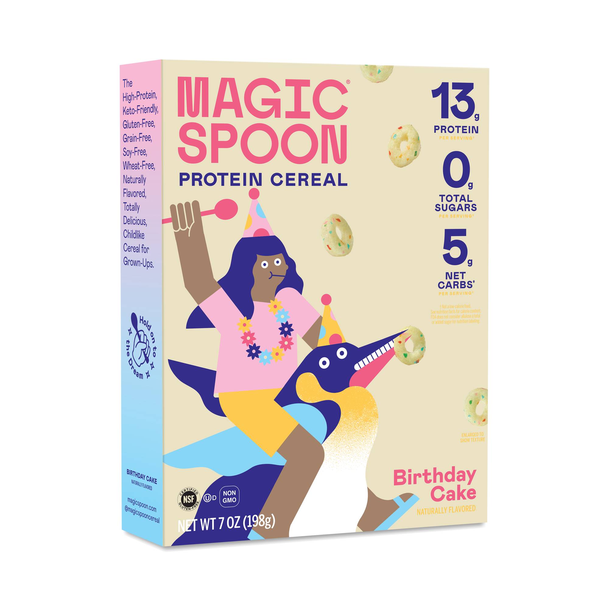 Protein Cereal, Birthday Cake