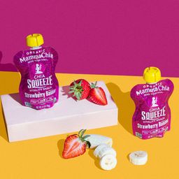 Chia Squeeze, Strawberry Banana