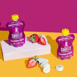 Chia Squeeze, Strawberry Banana