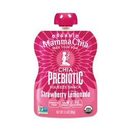 Prebiotic Chia Squeeze, Strawberry Lemonade